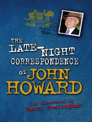 cover image of The Late-Night Correspondence of John Howard  